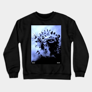 Puffer fish portrait Crewneck Sweatshirt